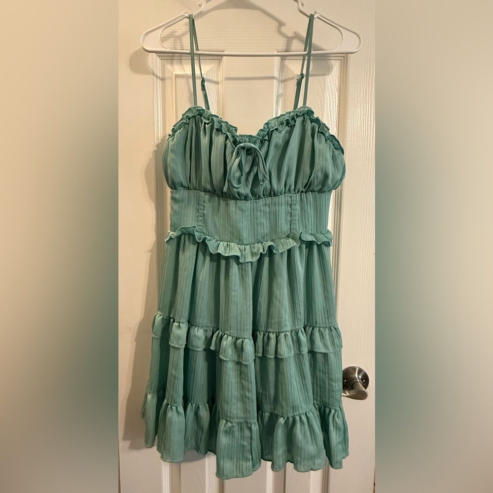 Wild Fable | Babydoll Turquoise Dress | Size: M